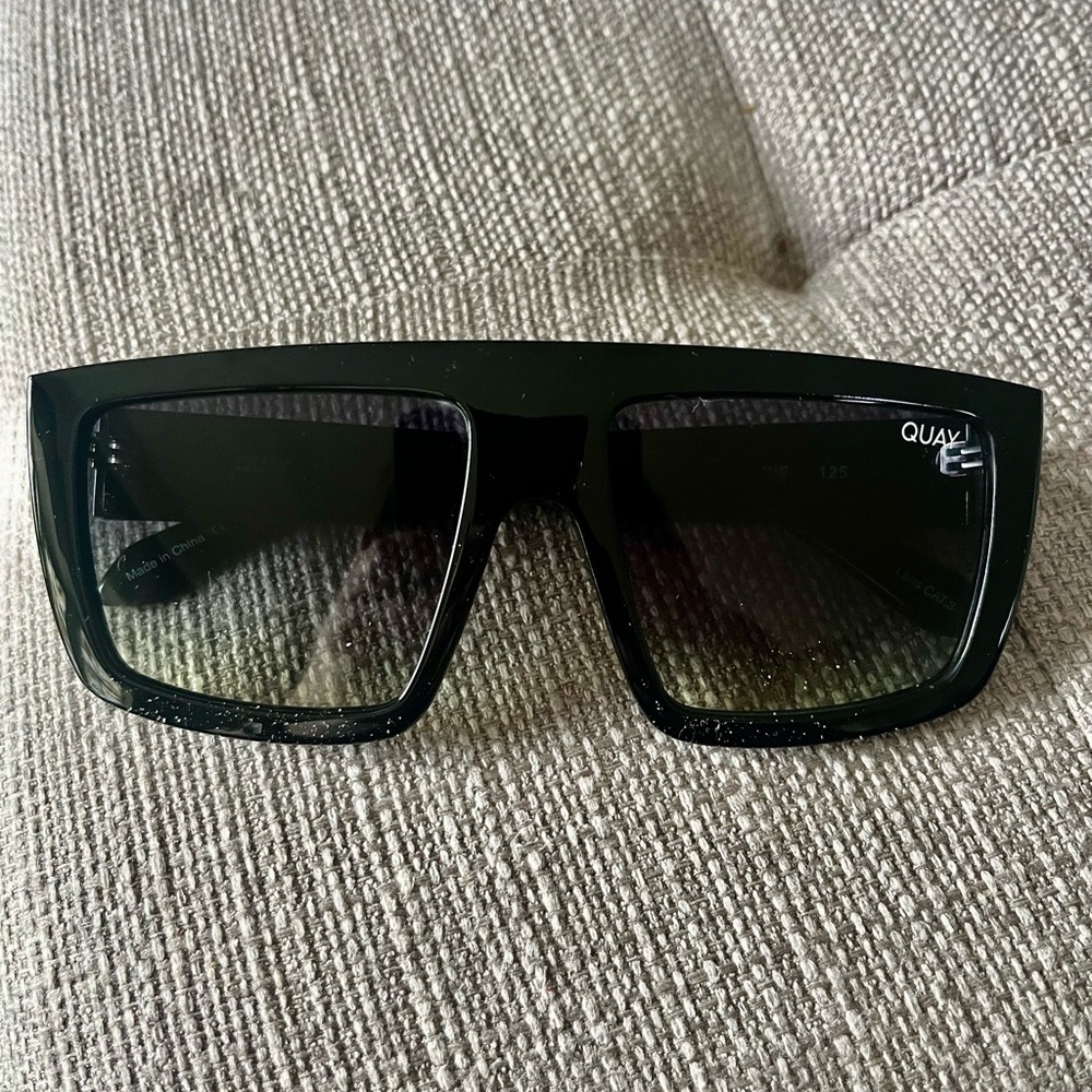 Quay Australia Black Square Sunglasses